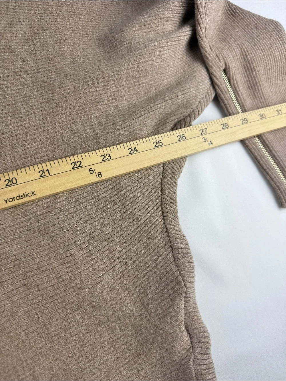 Philosophy Brown Ribbed Crop Sweater Women's Size 2XL– NWT